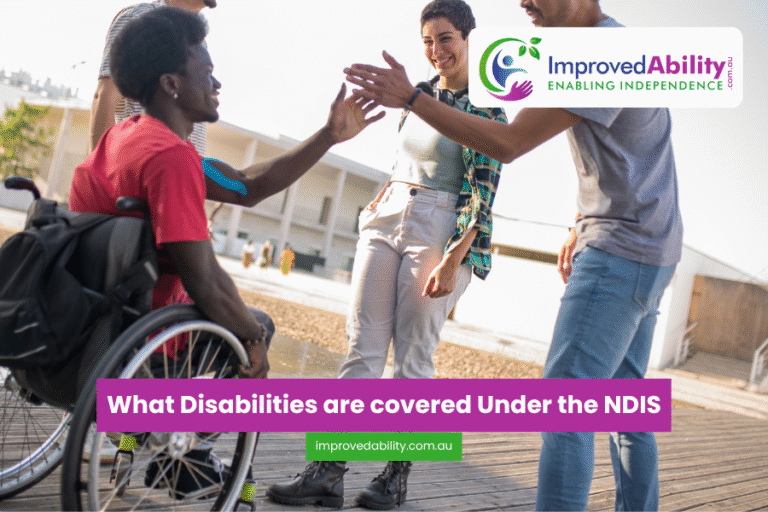 NDIS disability coverage guide explaining eligible conditions and supports.